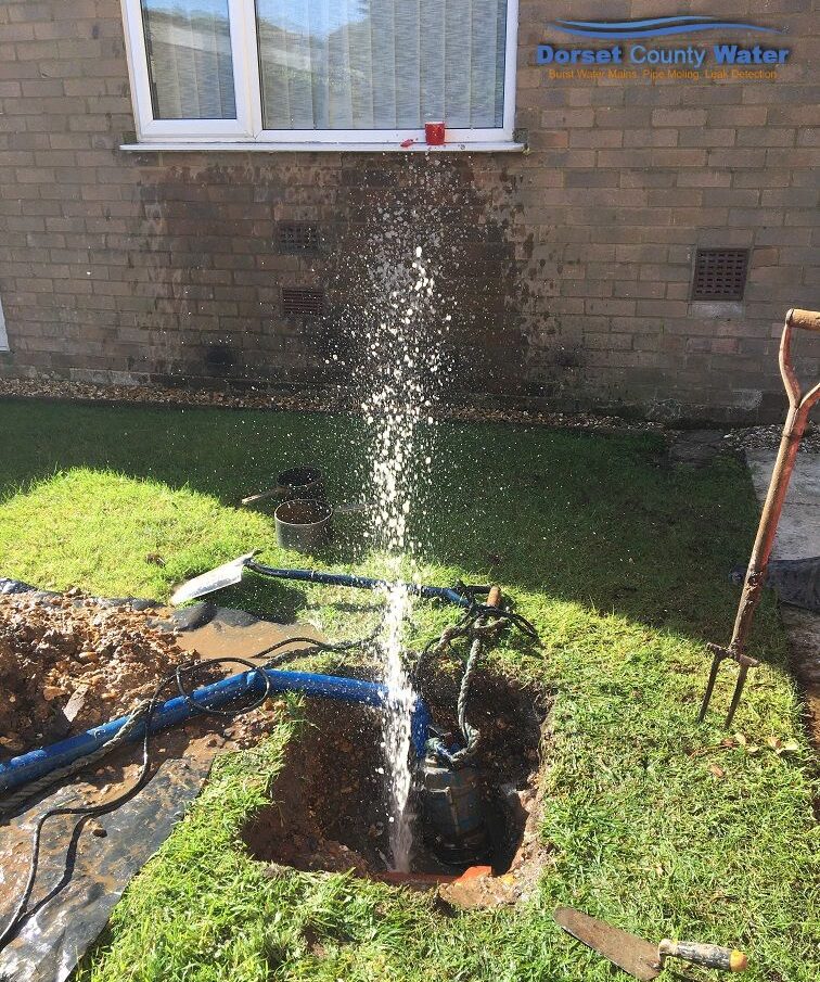 water mains replacement salisbury and burst water pipe repairs